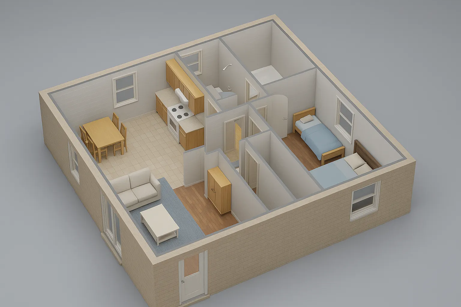 3D BIM Model After
